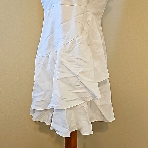REVES RUFFLE DRESS SIZE MEDIUM - Picture 2 of 11